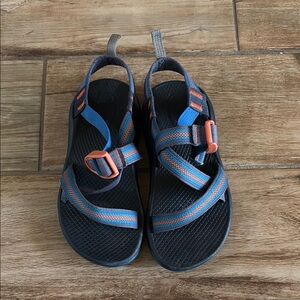Chaco Kids Sandals - Blue and Orange
